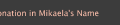 Make a donation in Mikaela's Name